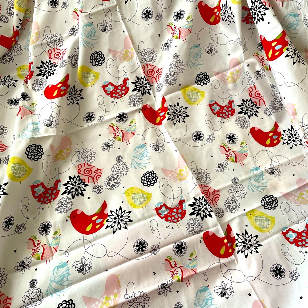 FABRIC Cute Bird  Measures 126” x 44”